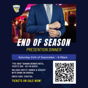 Read more about the article End of Season Presentation Dinner Details